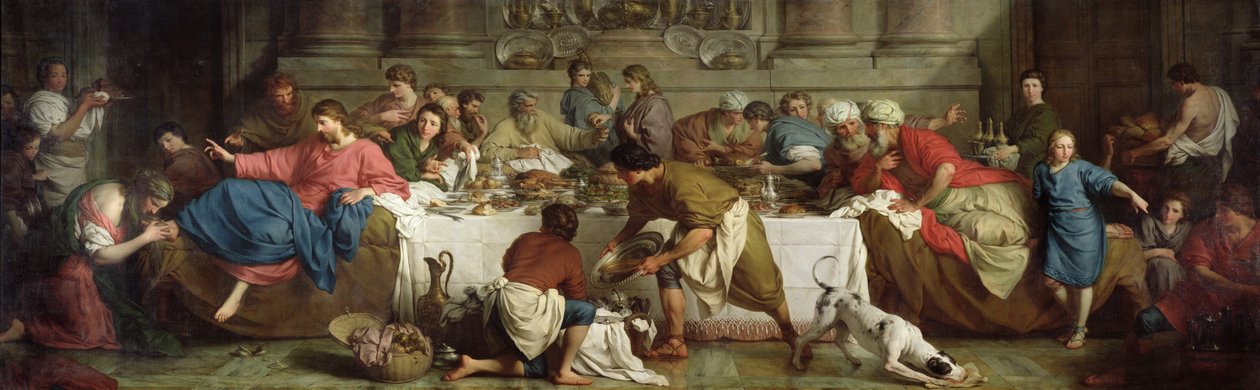 Dîner chez Simon, 1737 - Pierre Subleyras