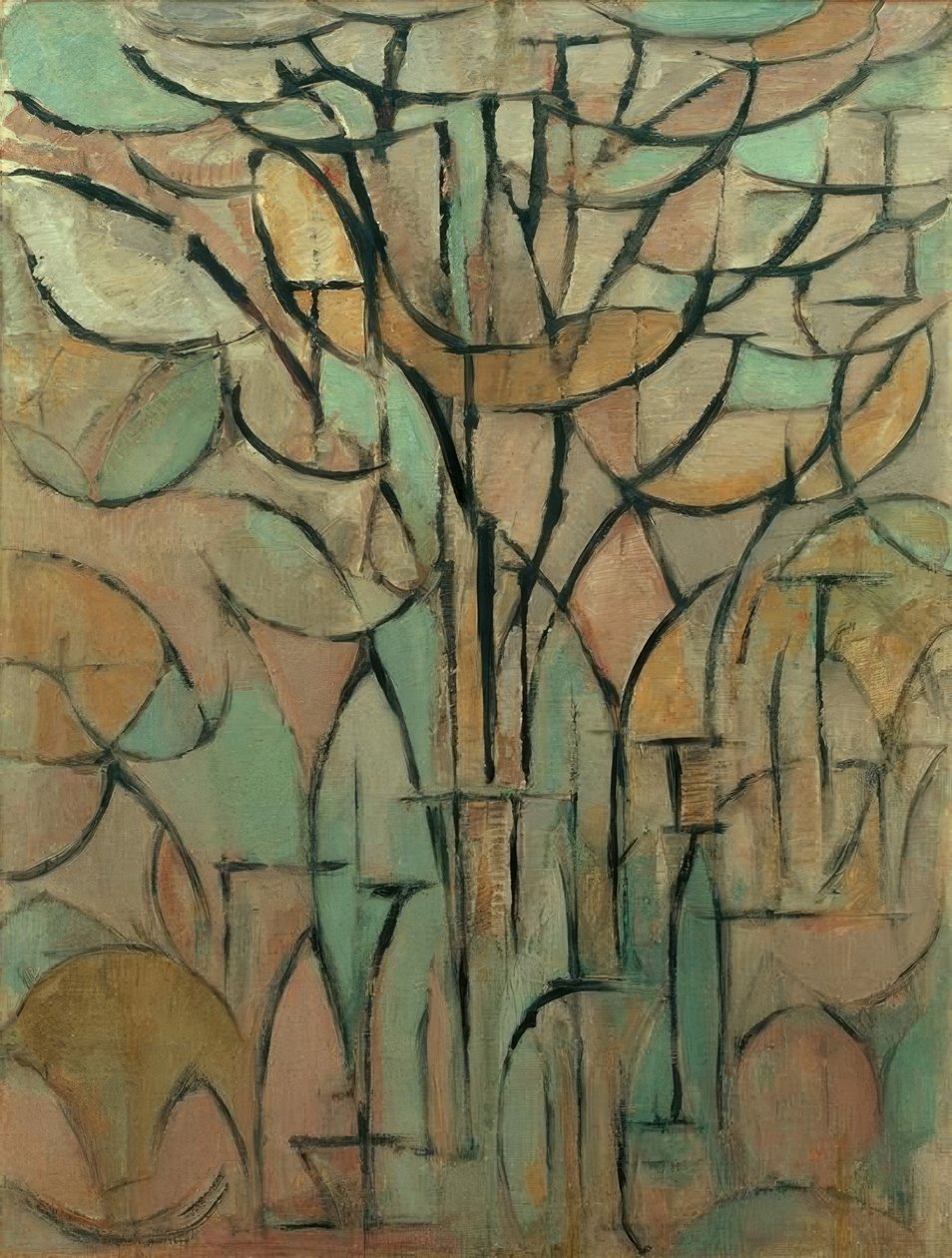 Les arbres - Piet Mondrian