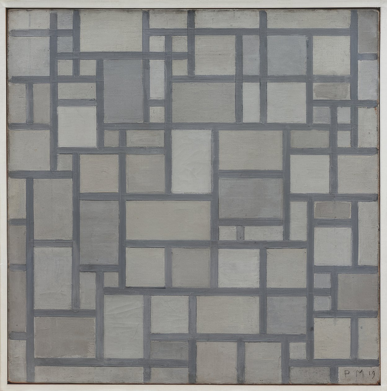 Composition avec treillis 7 - Piet Mondrian