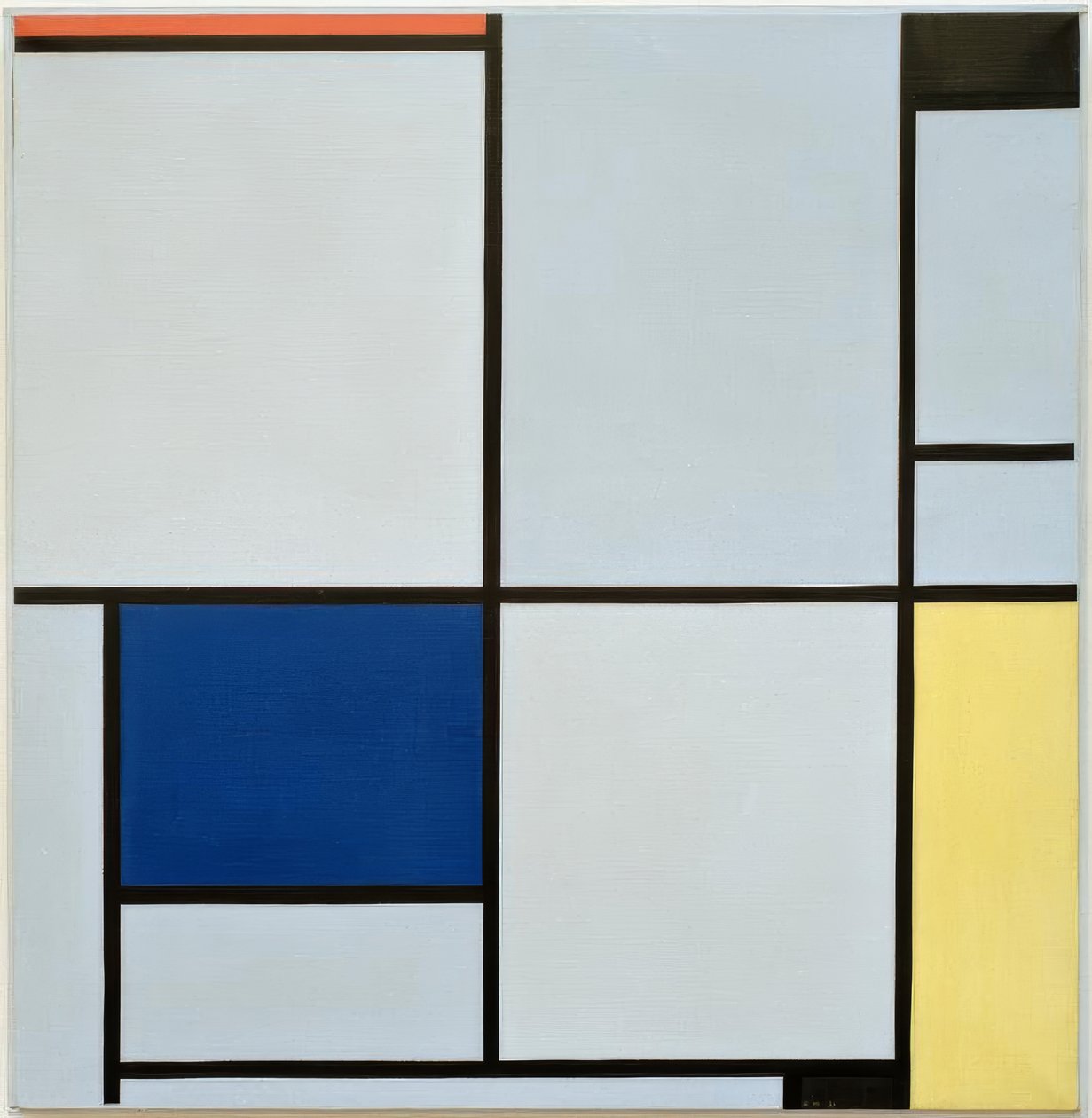 Tableau I; Composition avec rouge, noir, bleu et jaune - Piet Mondrian