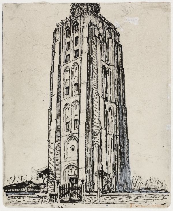 Phare à Westkapelle - Piet Mondrian