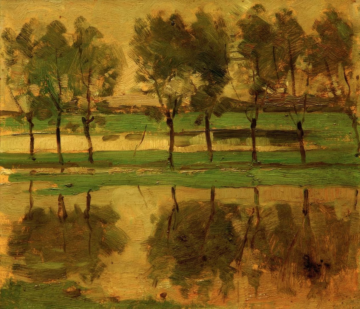 Saules avec soleil - Piet Mondrian
