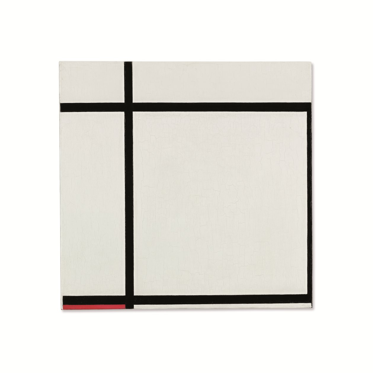 Composition II, avec rouge - Piet Mondrian