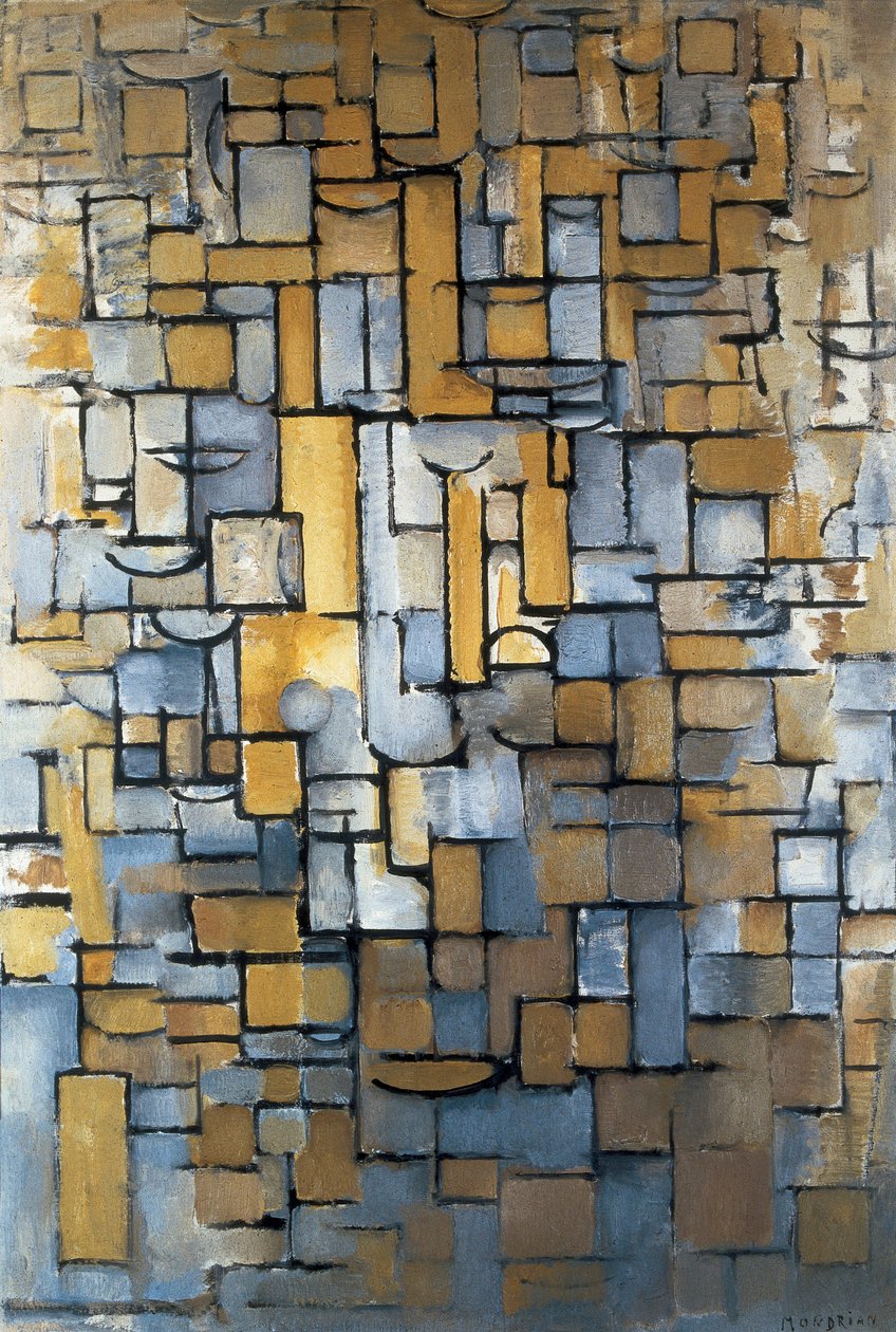Composition XIV (1913) - Piet Mondrian