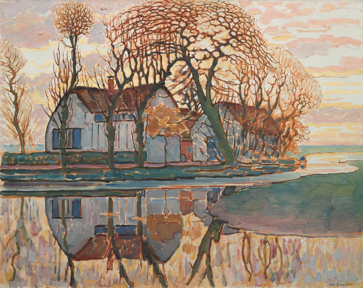 Ferme près de Duivendrecht, vers 1916 - Piet Mondrian