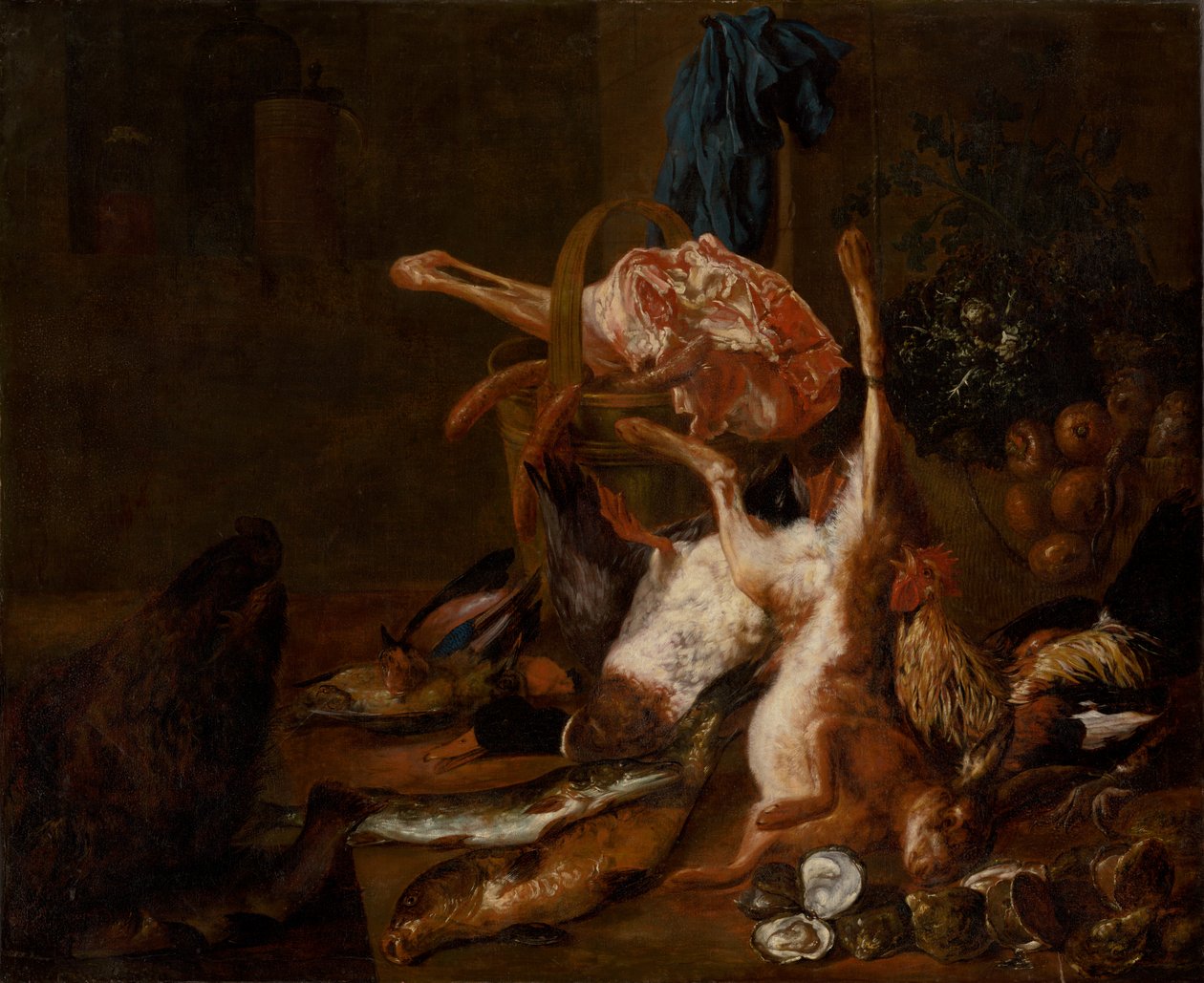 Nature morte avec gibier - Pieter or Peter Boel