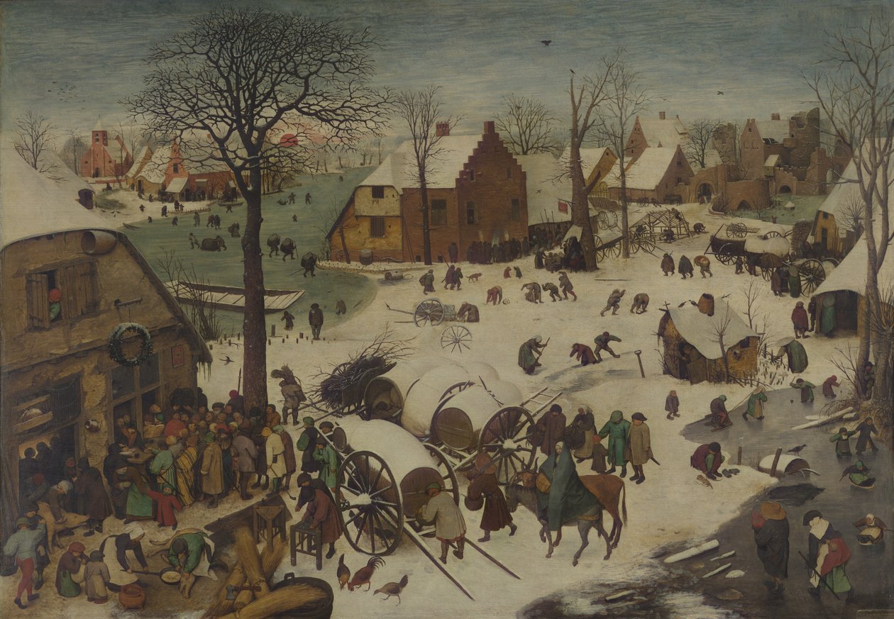 Le recensement à Bethléem - Pieter Bruegel the Elder