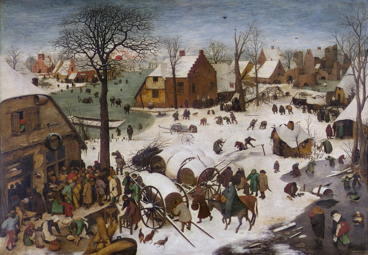 Le recensement à Bethléem - Pieter Bruegel the Elder