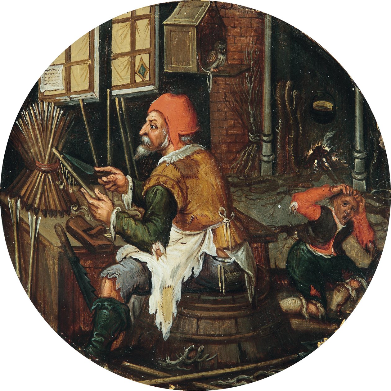 Fabricant de flèches - Pieter Brueghel the Younger