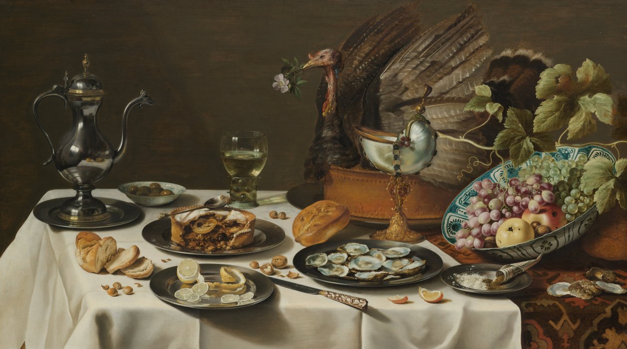 Nature morte avec pâté de dinde - Pieter Claesz