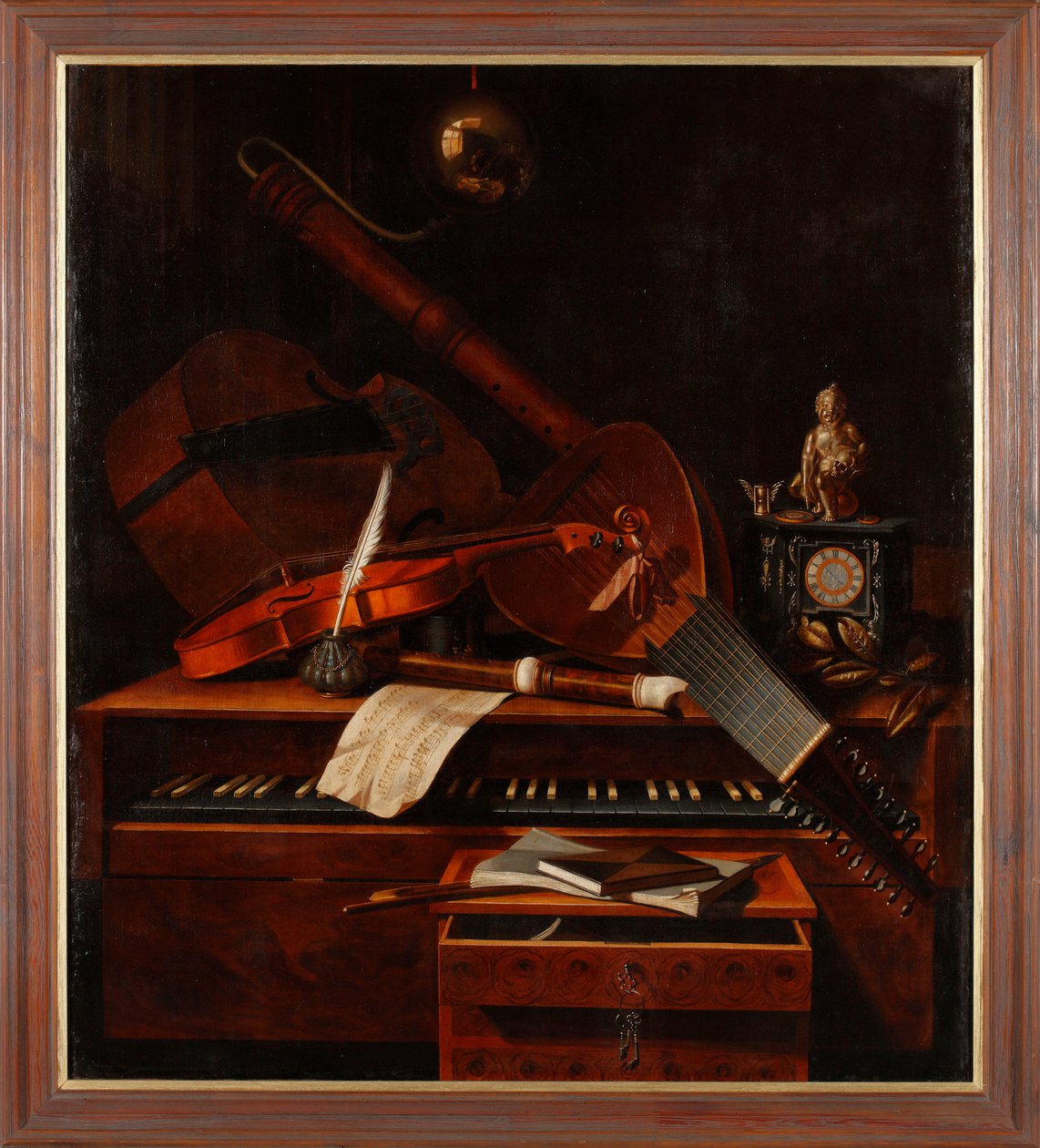 Nature morte avec instruments de musique - Pieter Gerritsz. van Roestraten