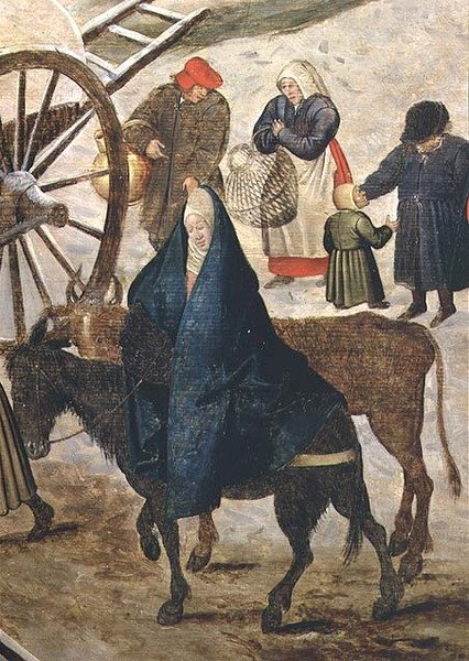 Le Paiement de la dîme ou Le Recensement à Bethléem, (détail) - Pieter III Brueghel