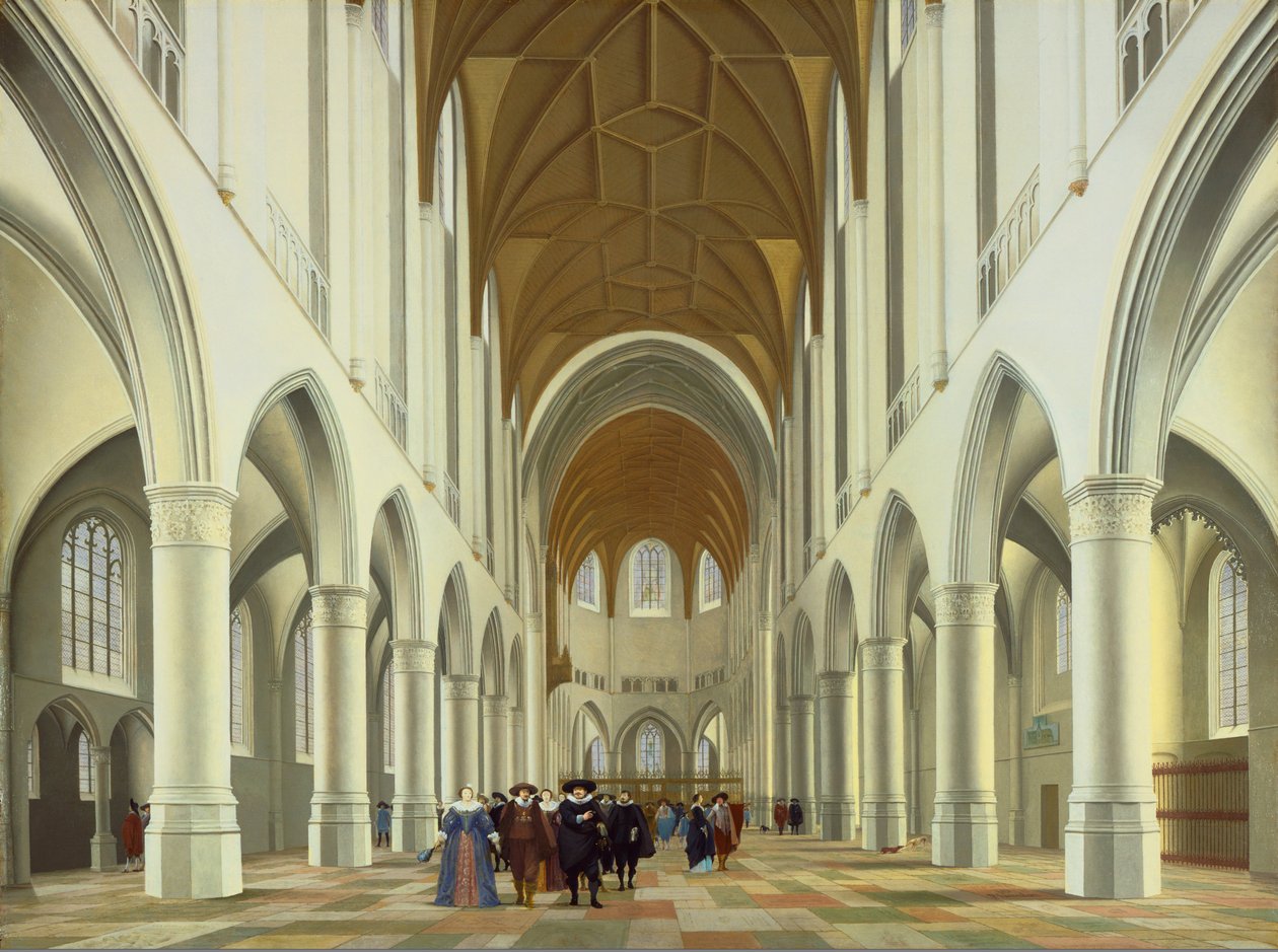 Intérieur de Saint-Bavon, Haarlem - Pieter Janszoon Saenredam
