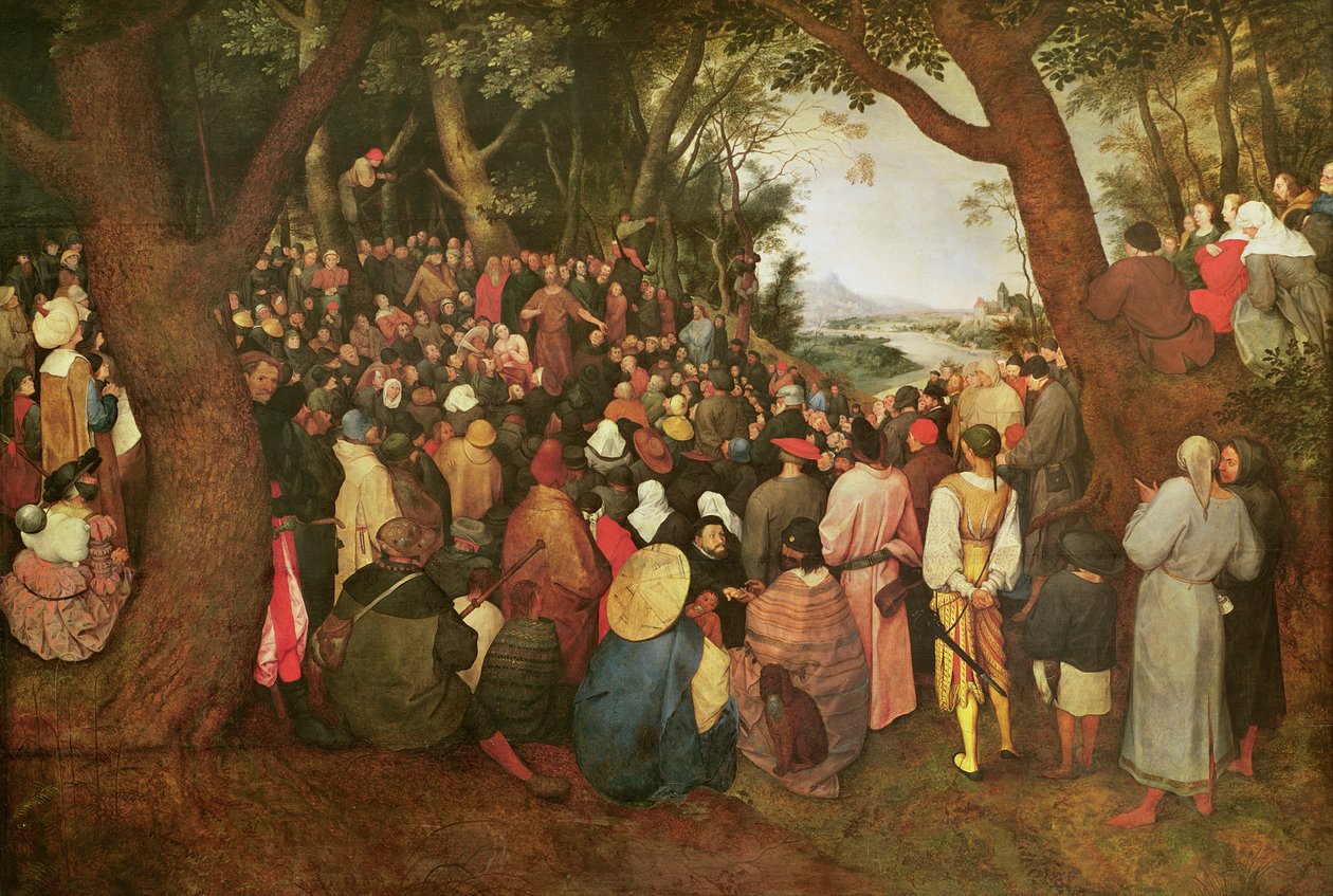 Le sermon de Saint Jean-Baptiste - Pieter Bruegel the Elder