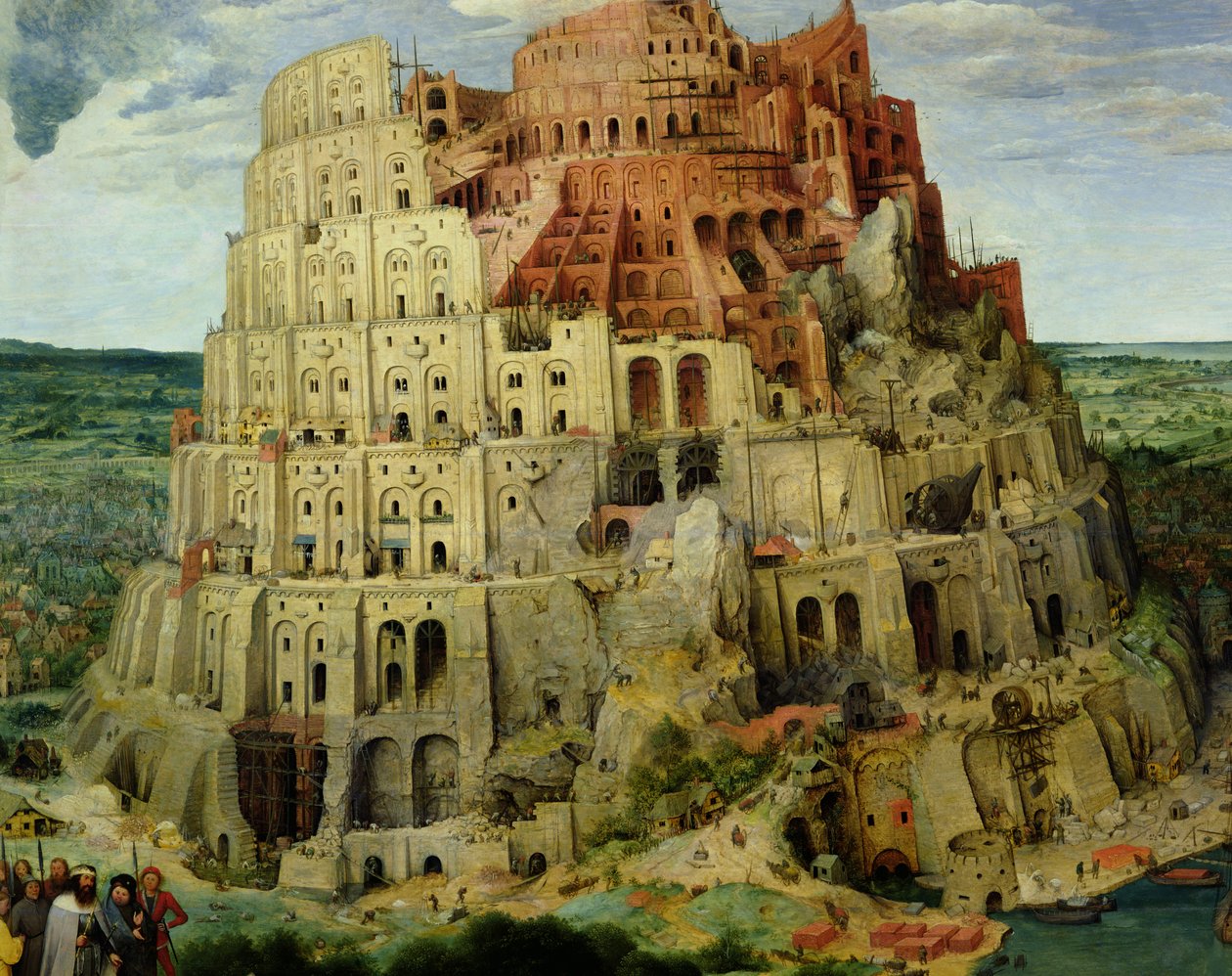 La Tour de Babel, 1563 (détail) - Pieter Bruegel the Elder