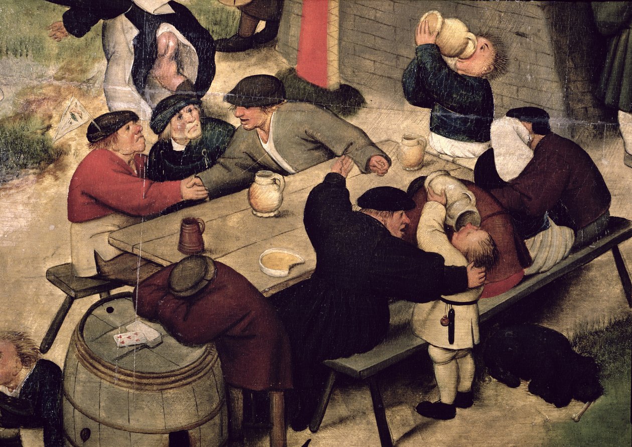 Foire avec une présentation théâtrale, vers 1600 (détail) - Pieter Brueghel the Younger