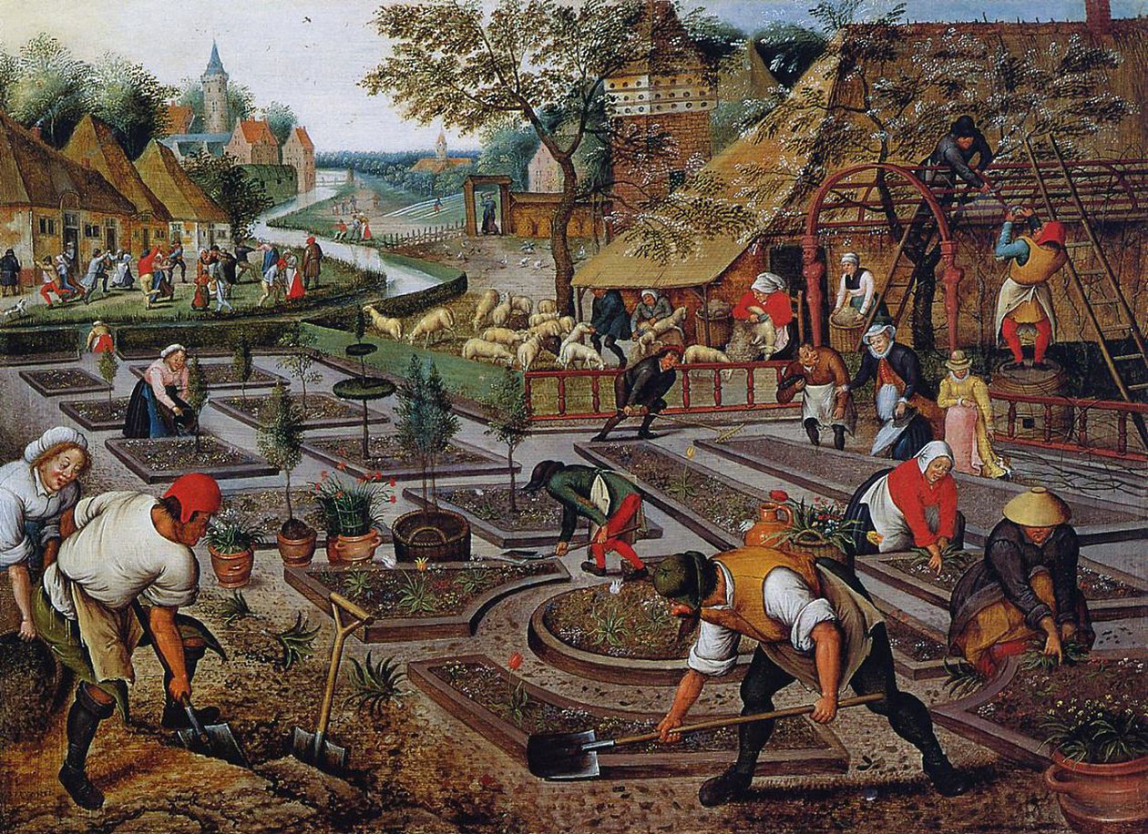 Jardinage, vers 1637-38 - Pieter Brueghel the Younger