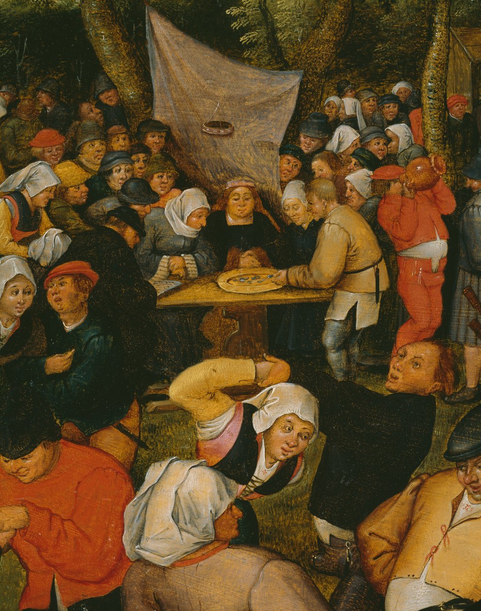 Danse de mariage en plein air, 1610 (détail) - Pieter Brueghel the Younger
