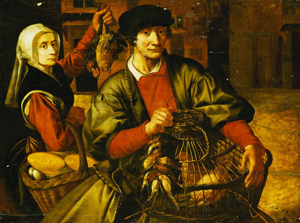 Un vendeur de volaille - Pieter Aertsen