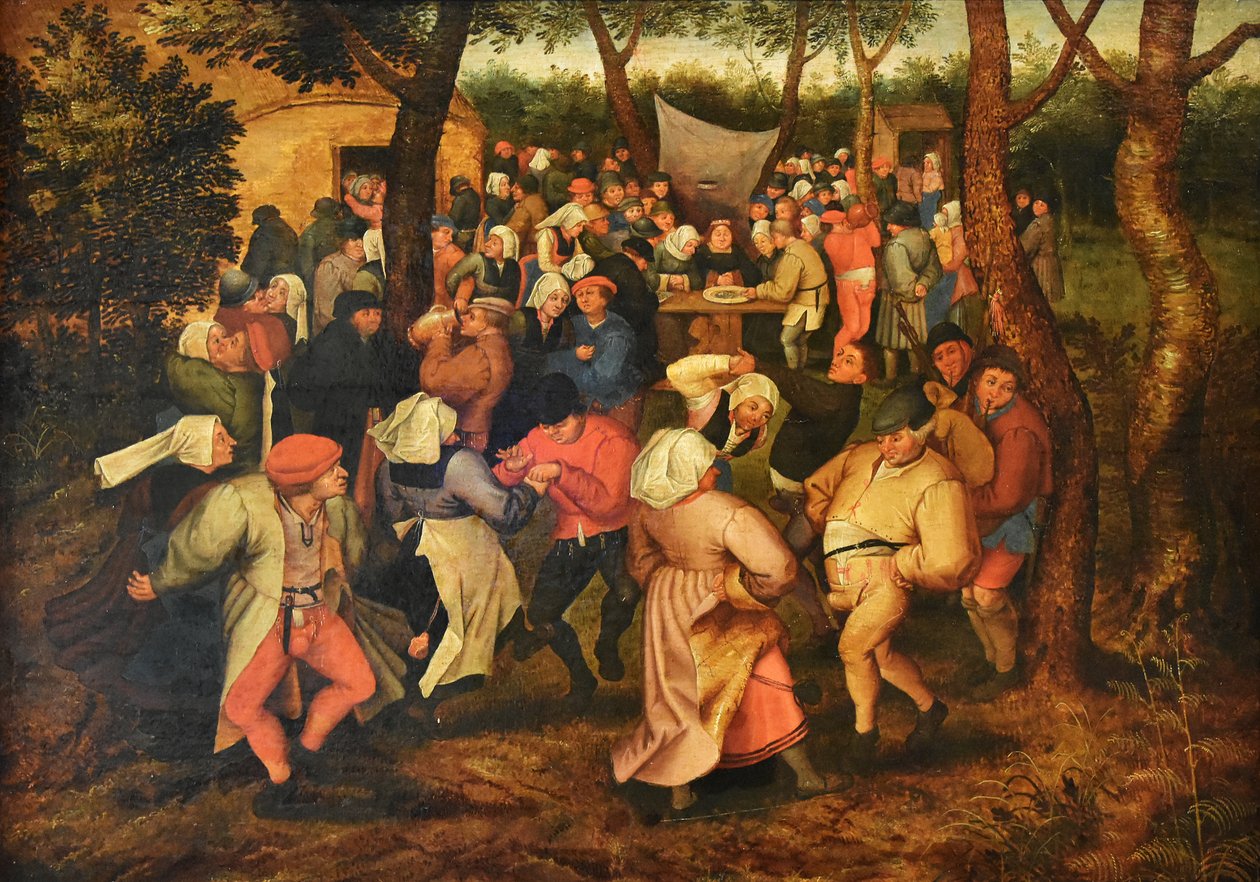 Dutch : Danse de mariage paysanne - Pieter Brueghel the Younger
