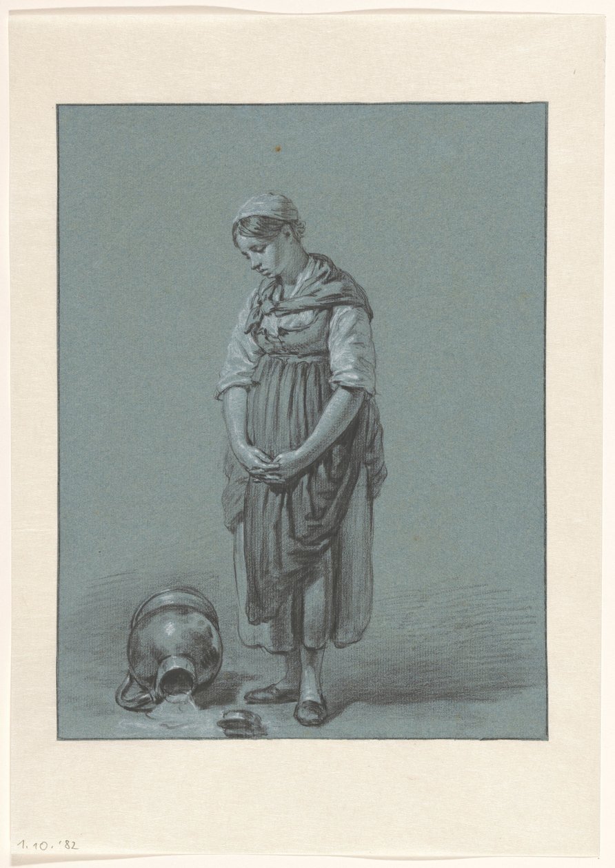 Fille debout près d