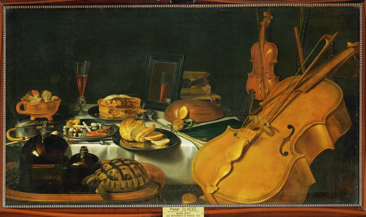 Nature morte avec instruments de musique - Pieter Claesz