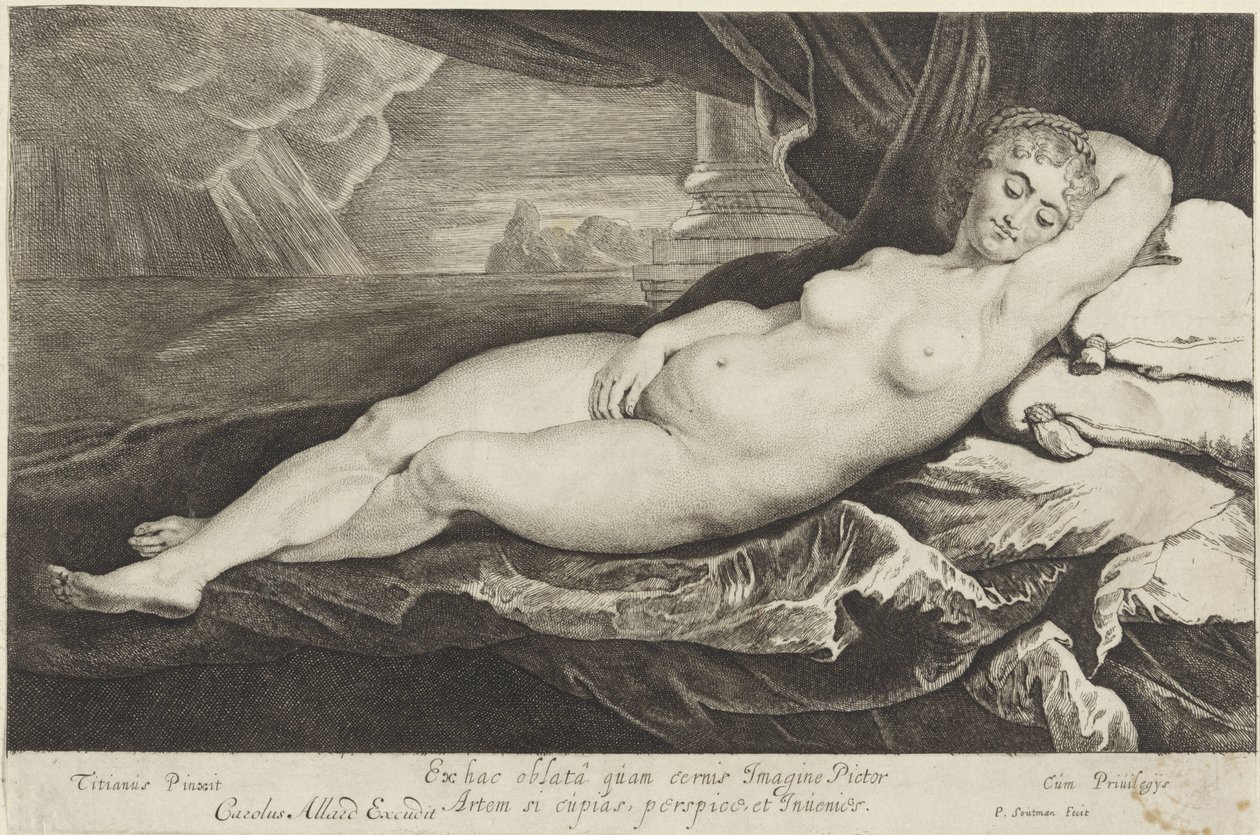 Vénus de Danaé - Pieter Claesz. Soutman