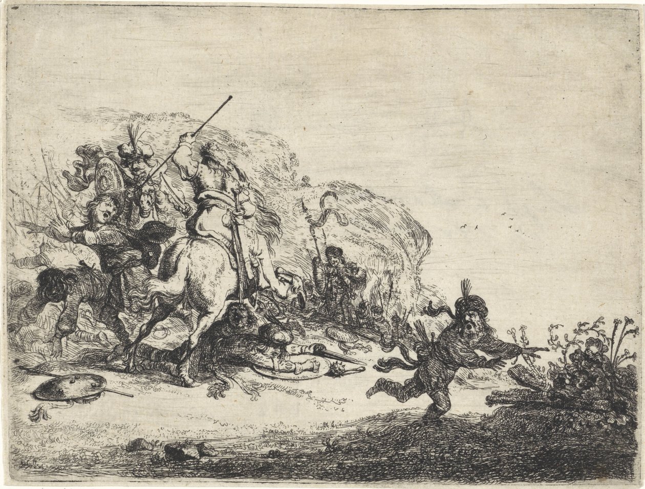 Combat de cavaliers - Pieter Cornelisz. Verbeeck