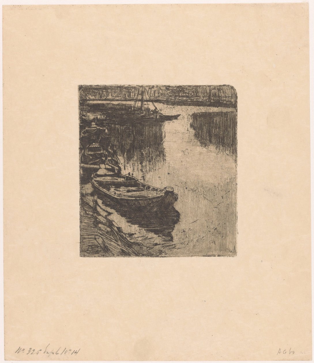 Barques amarrées - Pieter Dupont
