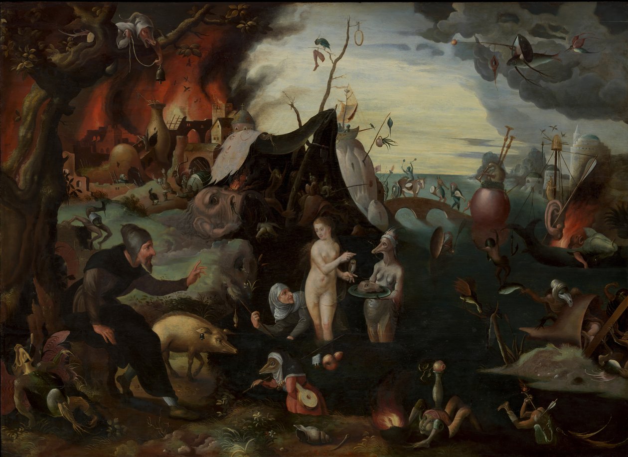 La Tentation de Saint Antoine - Pieter Huys