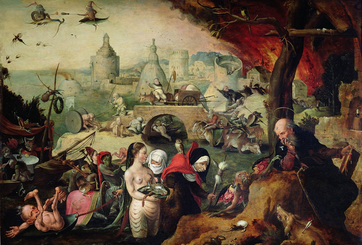 La tentation de Saint Antoine, 1547 - Pieter Huys