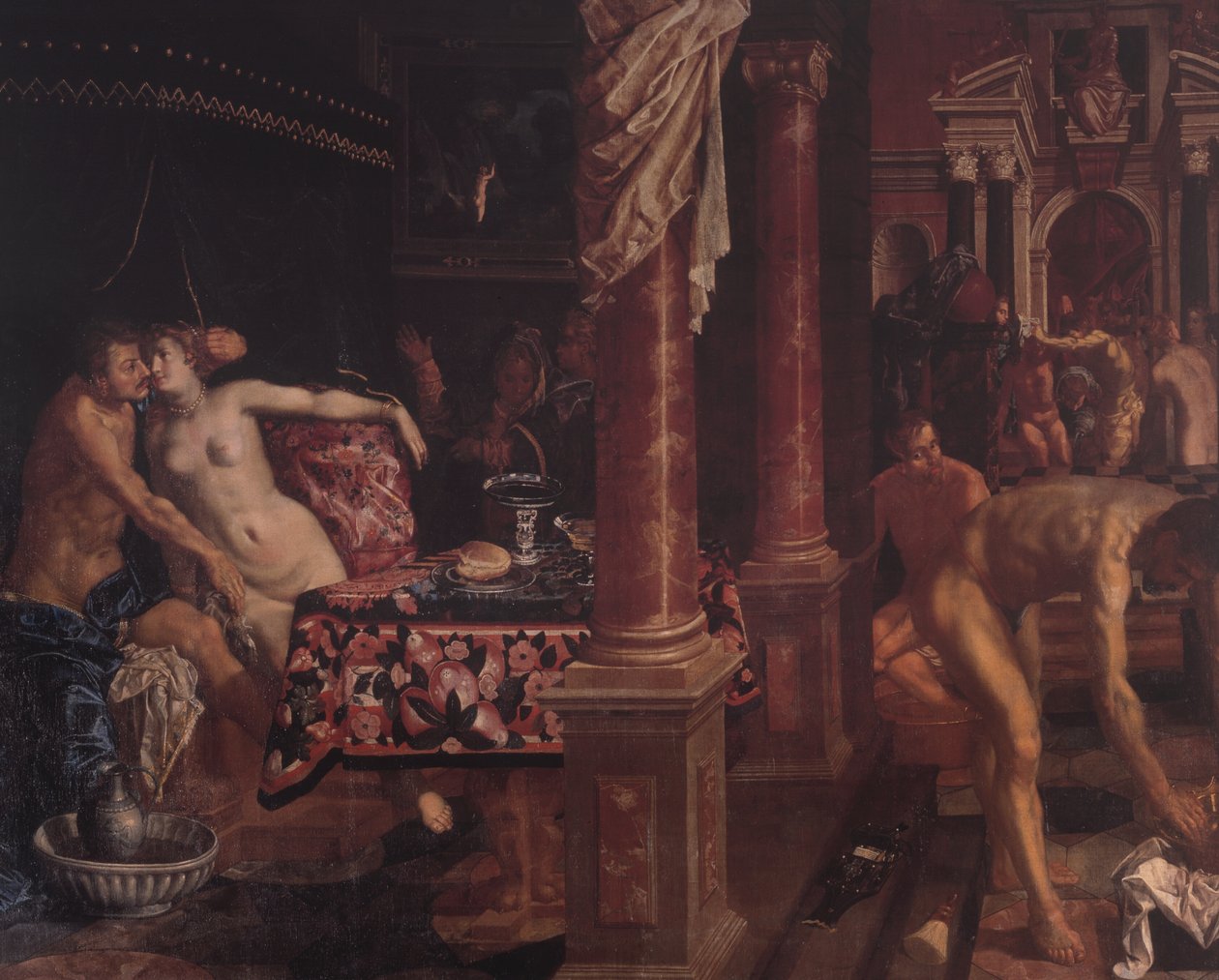 Un bain public - Pieter Isaacsz