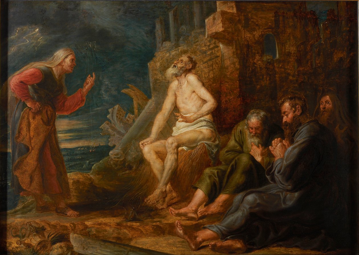 Job sur le tas de fumier - Pieter Paul Rubens