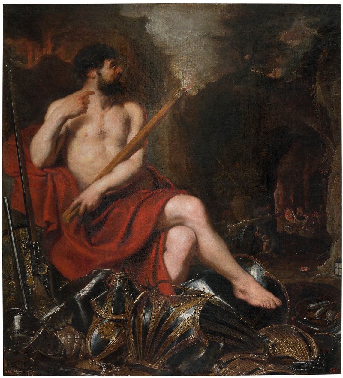 Vulcain et le feu, XVIIe siècle - Pieter Paul Rubens