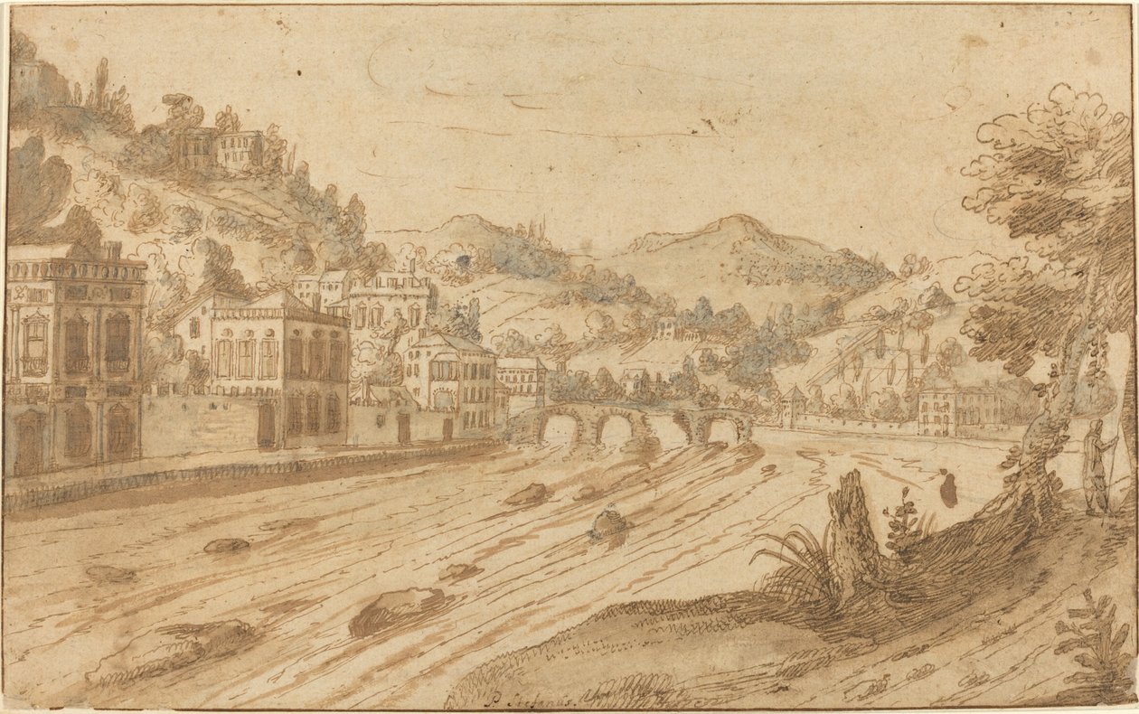 Vue de la rivière - Pieter Stevens