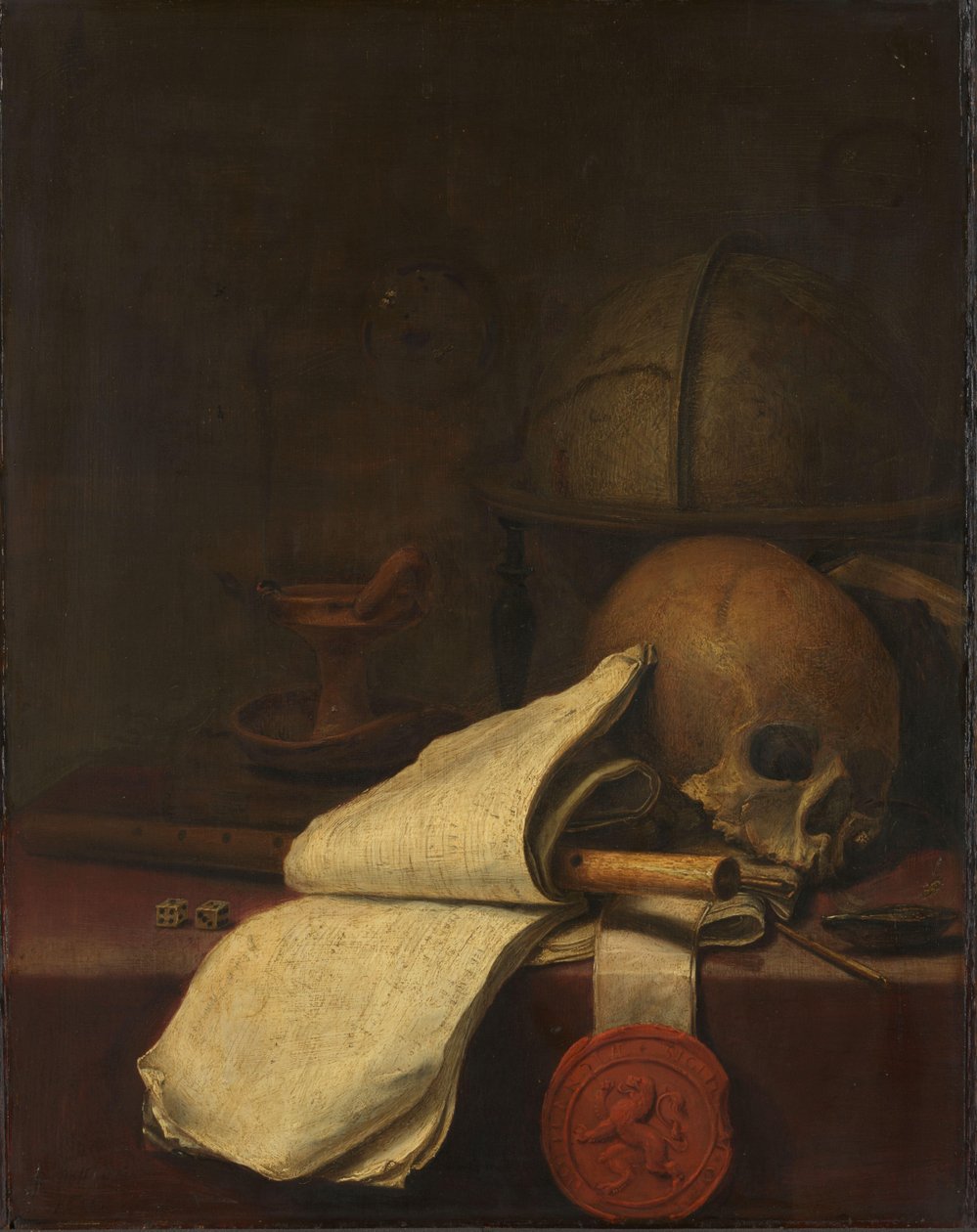 Nature morte de vanité - Pieter Symonsz Potter