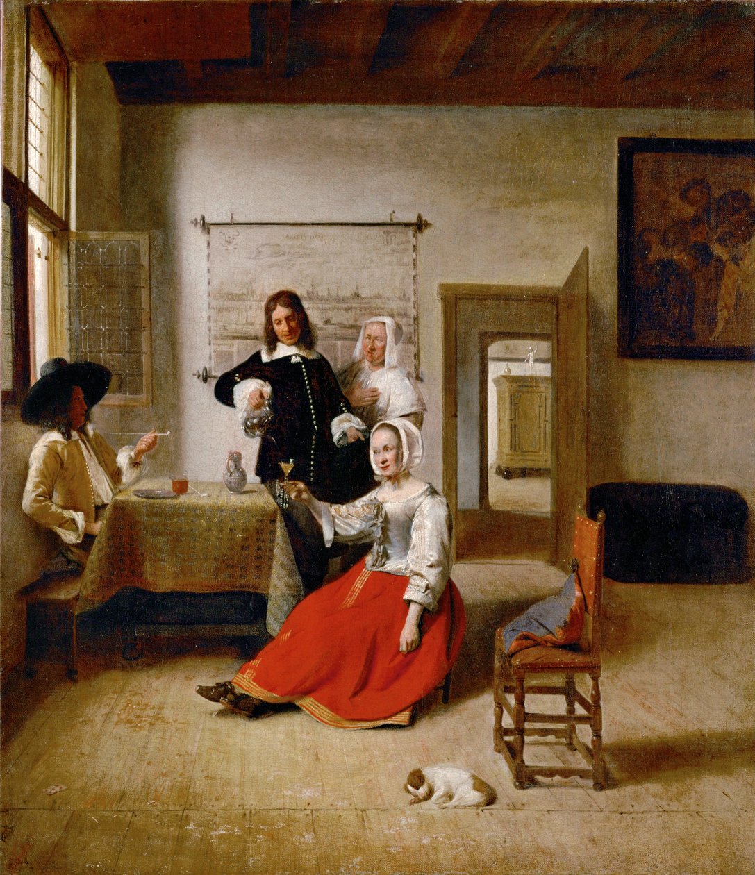 Le buveur ... - Pieter de (after) Hooch