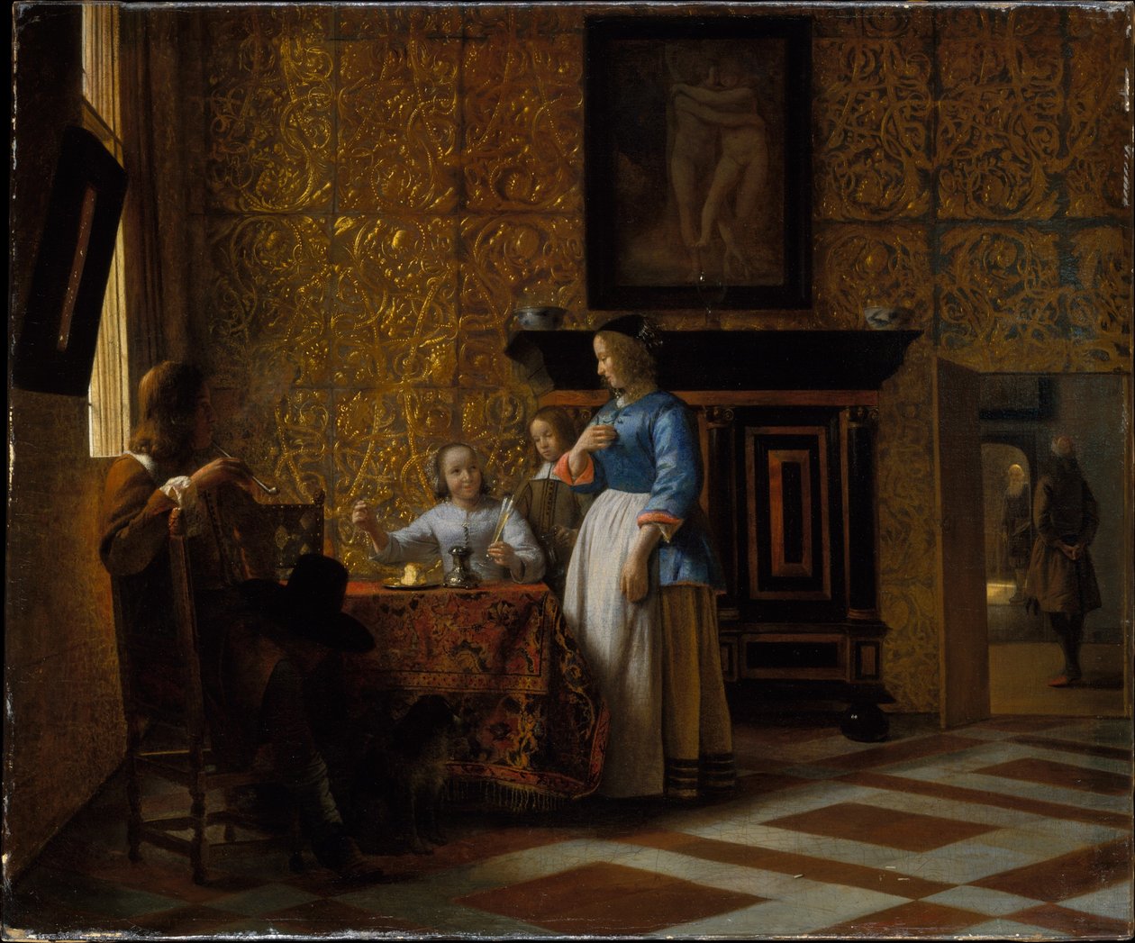 Intérieur avec personnages - Pieter de Hooch