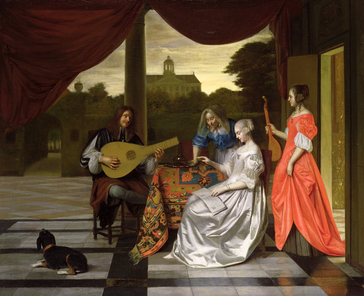Scène musicale à Amsterdam - Pieter de Hooch