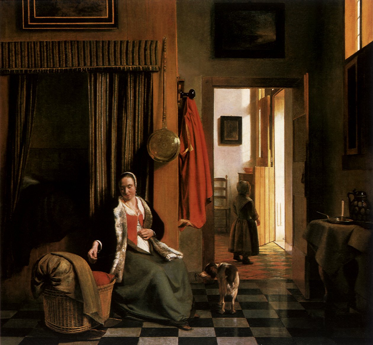 La Mère, c.1661-63 - Pieter de Hooch