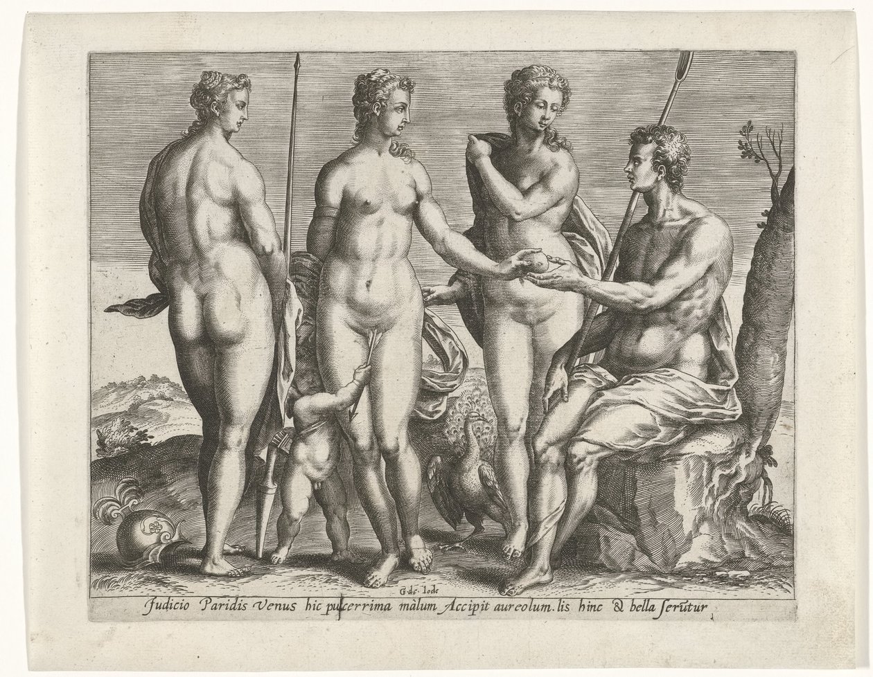 Le Jugement de Pâris - Pieter de Jode (I)