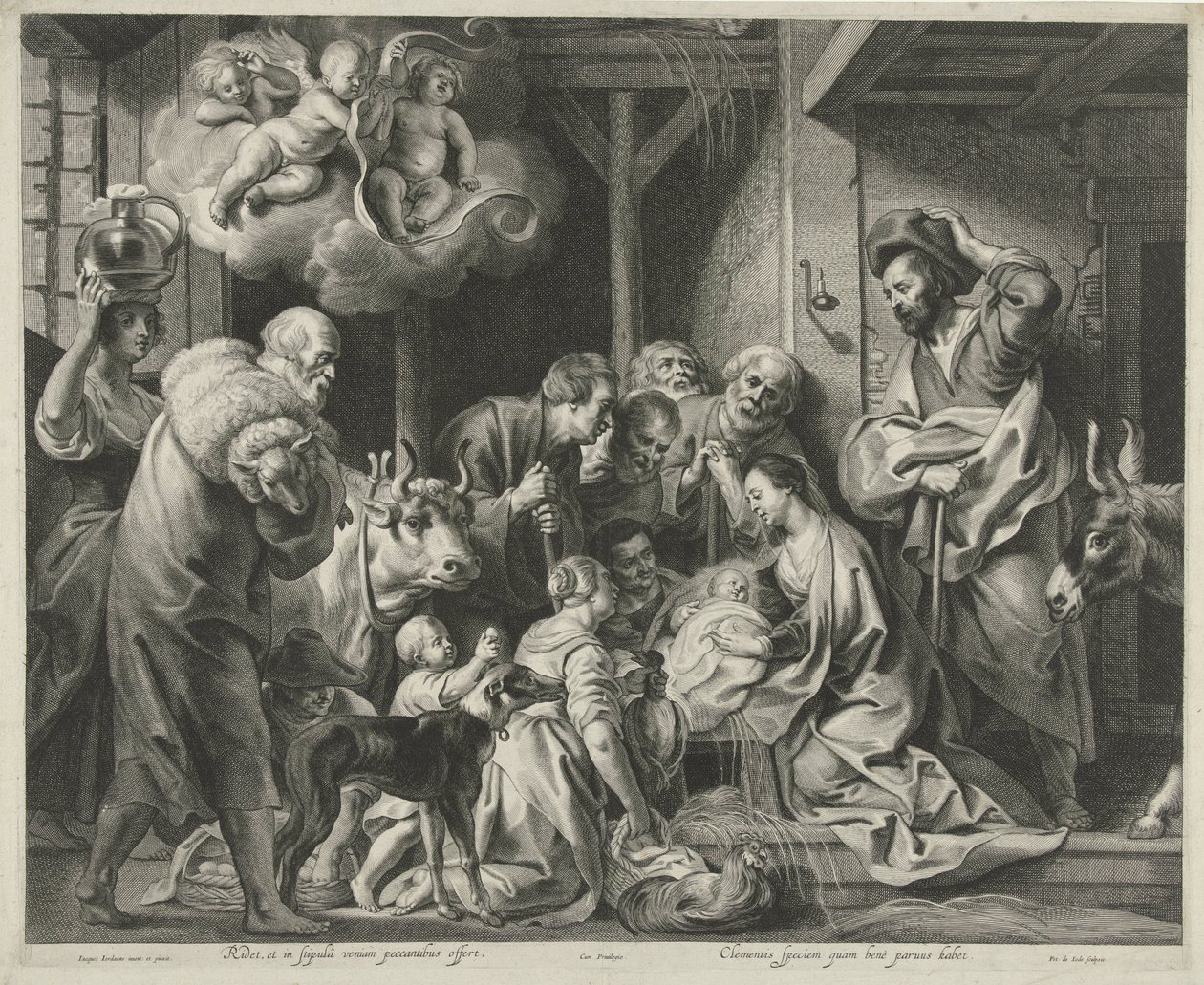 Adoration des bergers - Pieter de Jode (II)