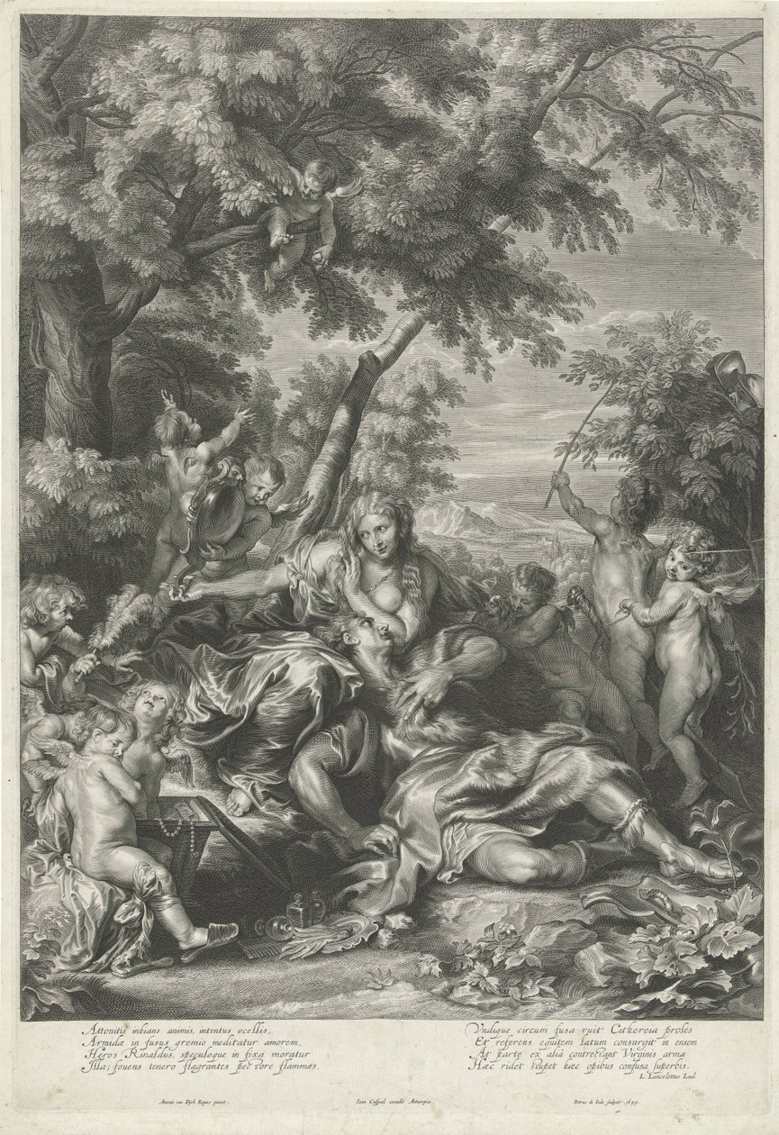 Rinaldo et Armida - Pieter de Jode (II)