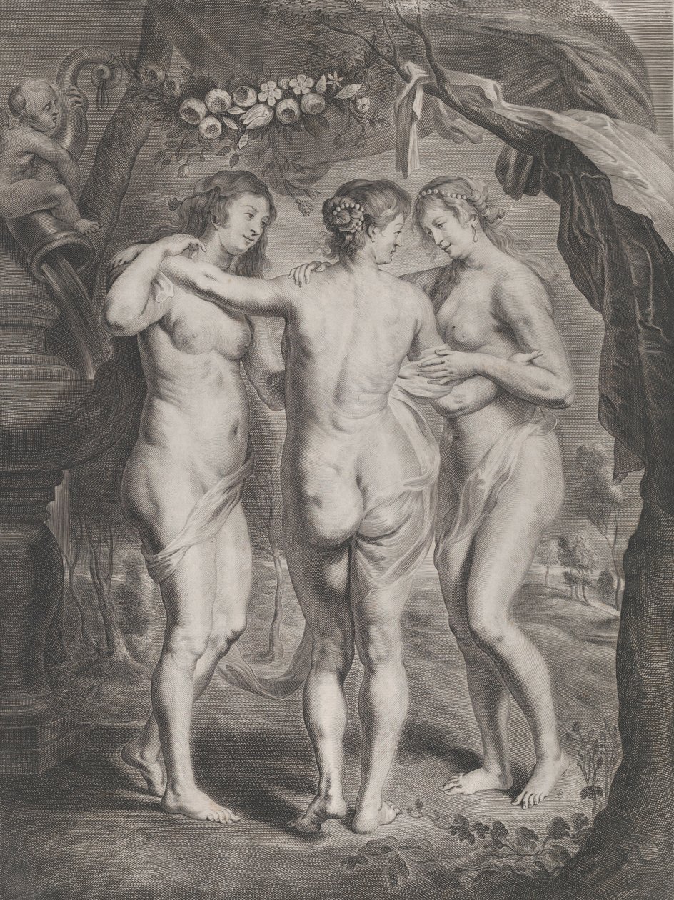 Les Trois Grâces, vers 1630-45 - Pieter de Jode II