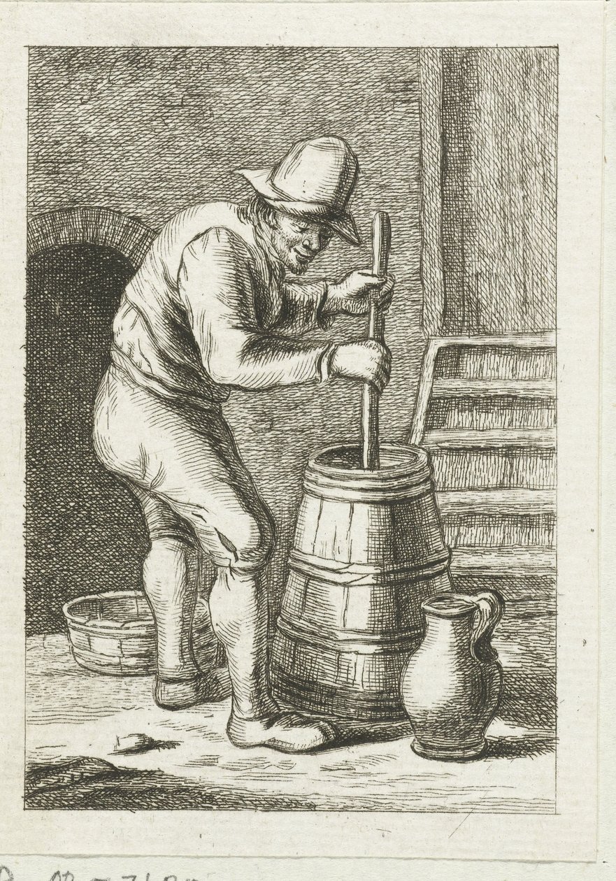 Homme barattant - Pieter de Mare
