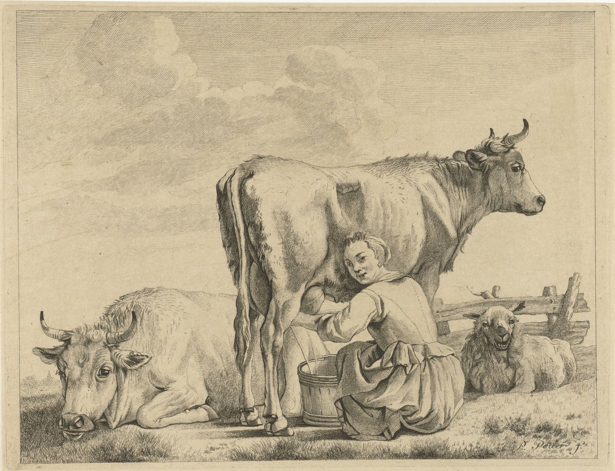 La Laitière - Pieter de Mare
