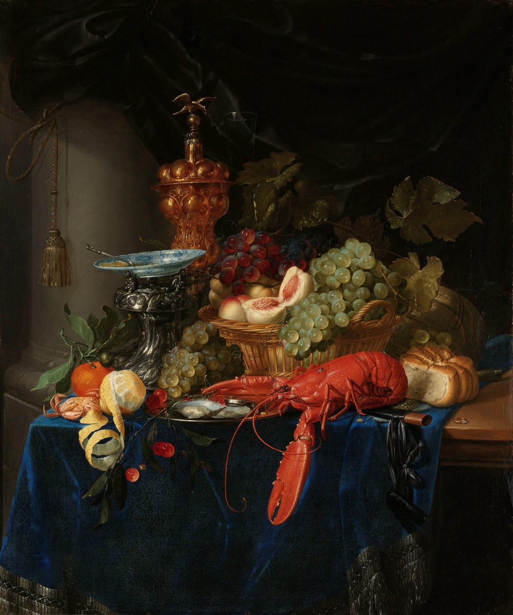 Nature morte avec gobelet doré - Pieter de Ring