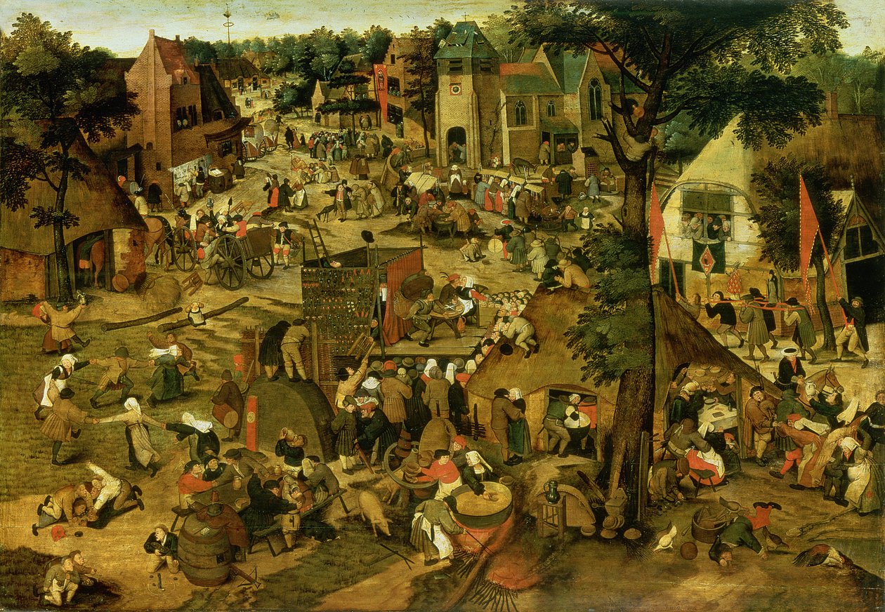 Foire avec présentation théâtrale - Pieter the Younger Brueghel