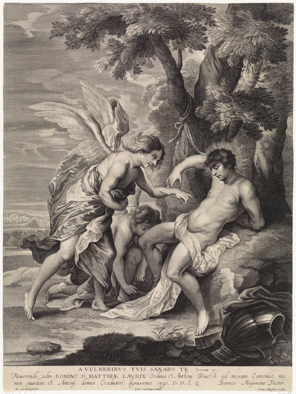 Saint Sébastien - Pieter van Schuppen