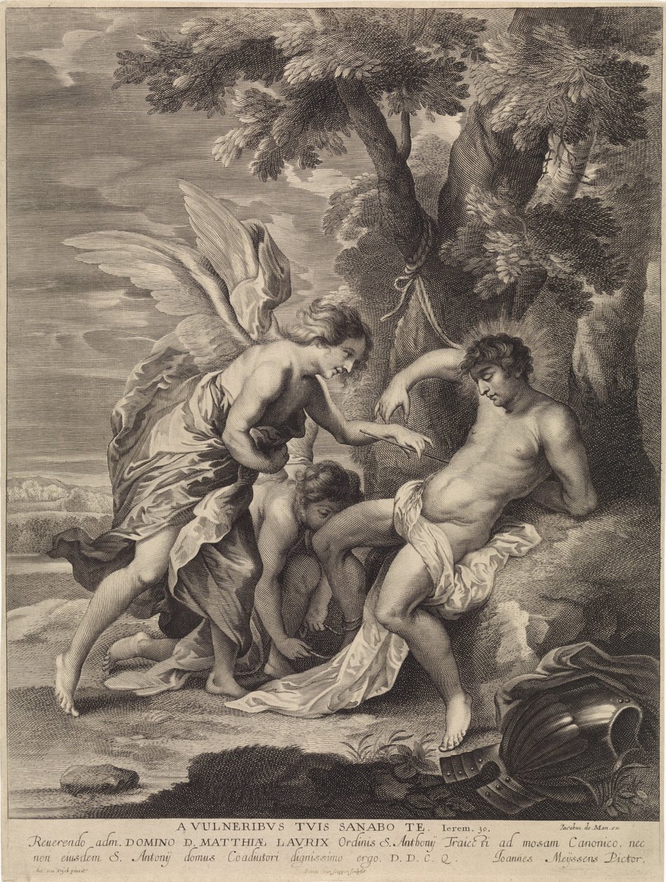 Saint Sébastien - Pieter van Schuppen